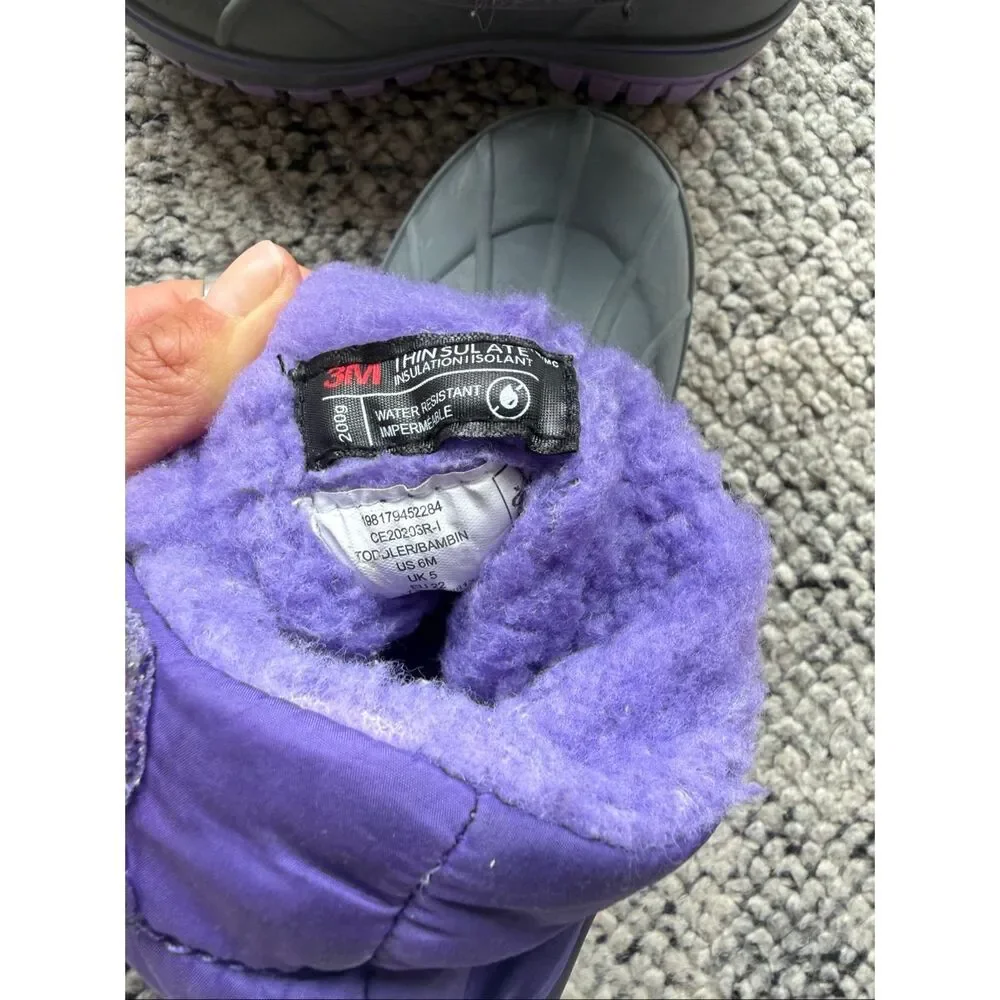Lands End 6 Toddler Frost Insulated Waterproof Snow Boots